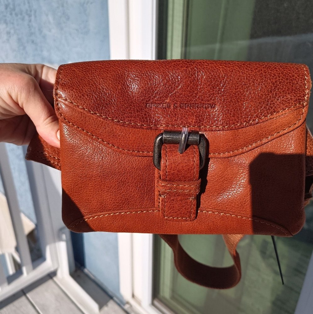 Spikes and Sparrow Leather Tan Caramel Belt BagWoman's - Picture 10 of 15